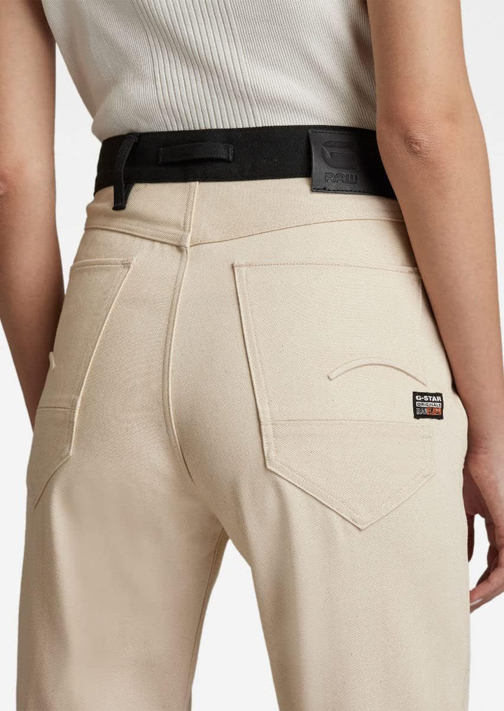 G-STAR RAW Damen 5620 3D Cropped Bootcut Pm Jeans 32W / 30L Beige (Ecru D21066-c525-159), 32W / 30L