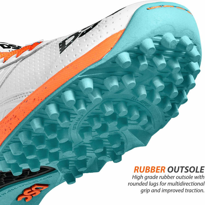 DSC Herren Jaffa 22 Cricketschuhe Cricket-Schuhe, Spikes 44 EU Orange, 44 EU Orange