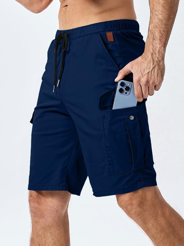 Elegancity Kurze Hosen Herren Cargo Shorts Freizeithose | Sommer Chino Shorts Mit 6 Taschen,Kurze Ca