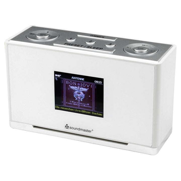 Soundmaster UR240WE Tischradio DAB+, UKW AUX Weiss
