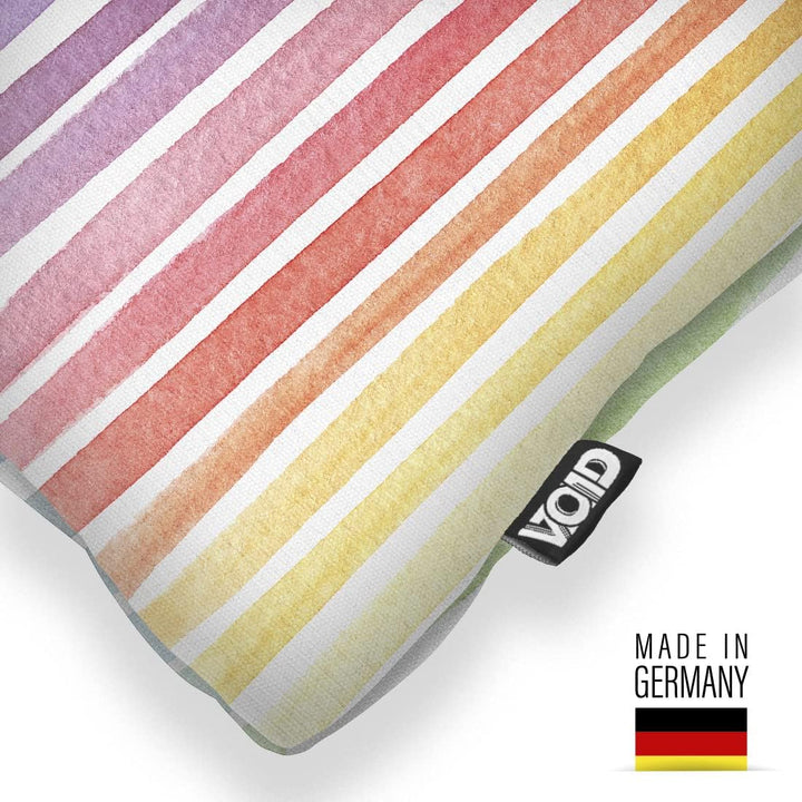 VOID Wasserfarben Streifen Kissenbezug Kissenhülle Sofakissen Kissen Deko Outdoor-Kissen Dekokissen,