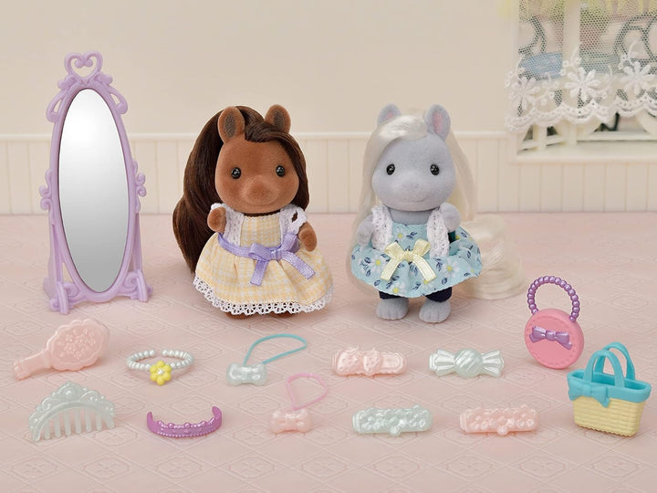 Sylvanian Families 5650 Süsse Pony Freunde - Figuren für Puppenhaus