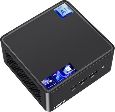 Intel NUC 14 Pro AI Mini-Computer, NUC14RVHU5: Intel Core Ultra5-125H (14C/18T, bis zu 4,5GHz), Inte