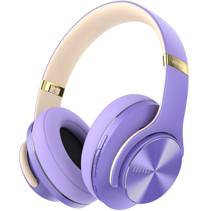 DOQAUS Bluetooth Kopfhörer Over Ear,Bis zu 90 Std Kabellose Kopfhörer mit 3 EQ-Modi, HiFi Stereo Fal