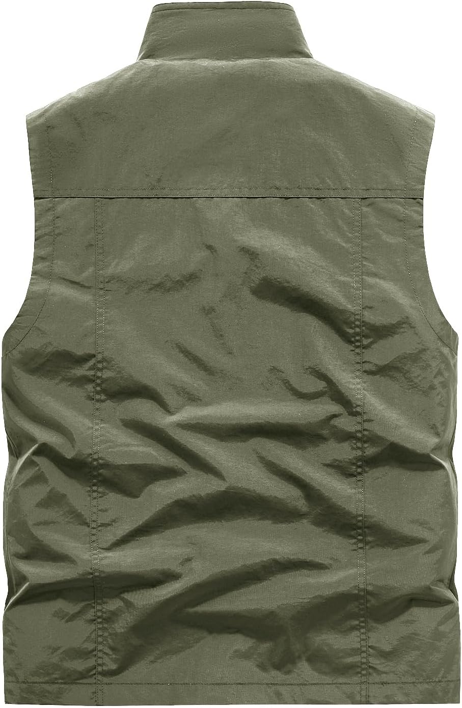 Herren Outdoor Weste Leicht Atmungsaktiv Schnelltrocknende Anglerweste Freizeitweste mit Vielen Tasc