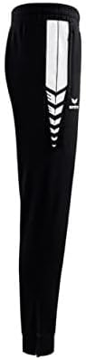 Erima Unisex Kinder Trainingshose Six Wings Funktionelle 152 Schwarz/Weiss, 152 Schwarz/Weiss