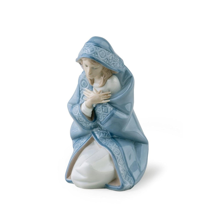 LLADRÓ Krippenfigur Jungfrau Maria. Ii. Jungfrau Maria. Porzellan.