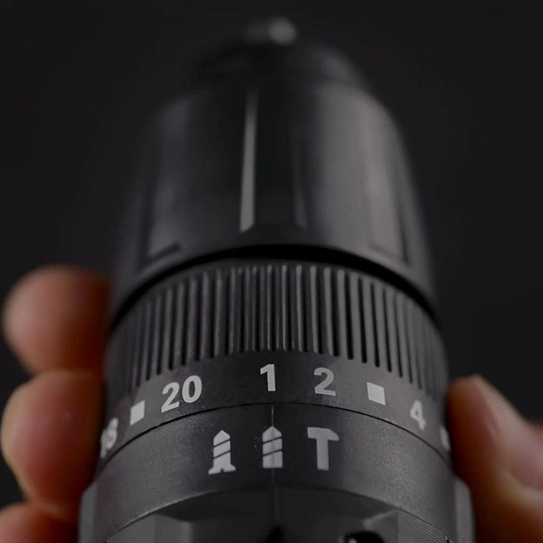 WORX WX121 Akku-Schlagbohrschrauber 12V – starke bürstenloser Akkubohrschrauber Set – 2-Gang-Getrieb