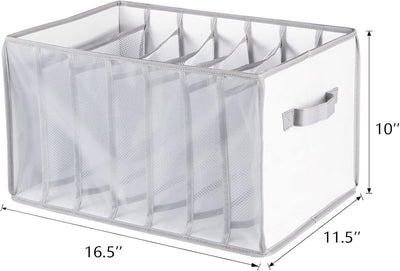 Univivi Grosser Schrank Organizer Kleiderschrank, Portable Wardrobe Clothes Organiser für Jeans, Hos