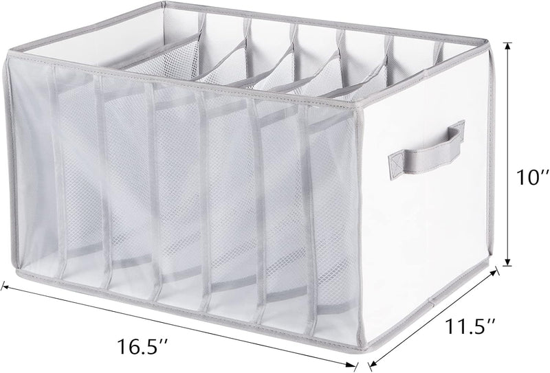 Univivi Grosser Schrank Organizer Kleiderschrank, Portable Wardrobe Clothes Organiser für Jeans, Hos