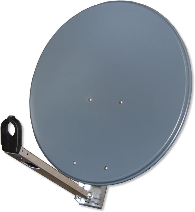 Gibertini Alu Spiegel 85 cm antrazith