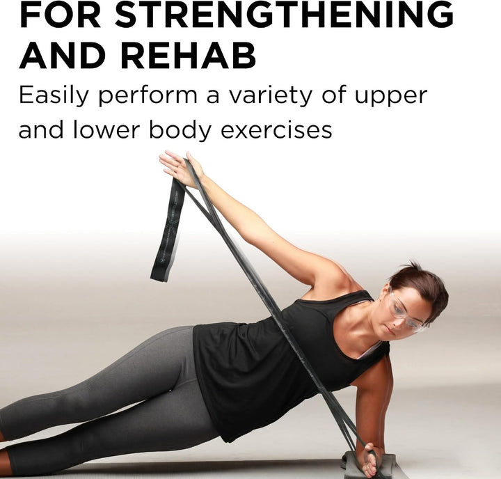 THERABAND CLX Resistance Band with Loops Schwarz - Besonders schwer - Fortgeschrittene Level 1 Schwa