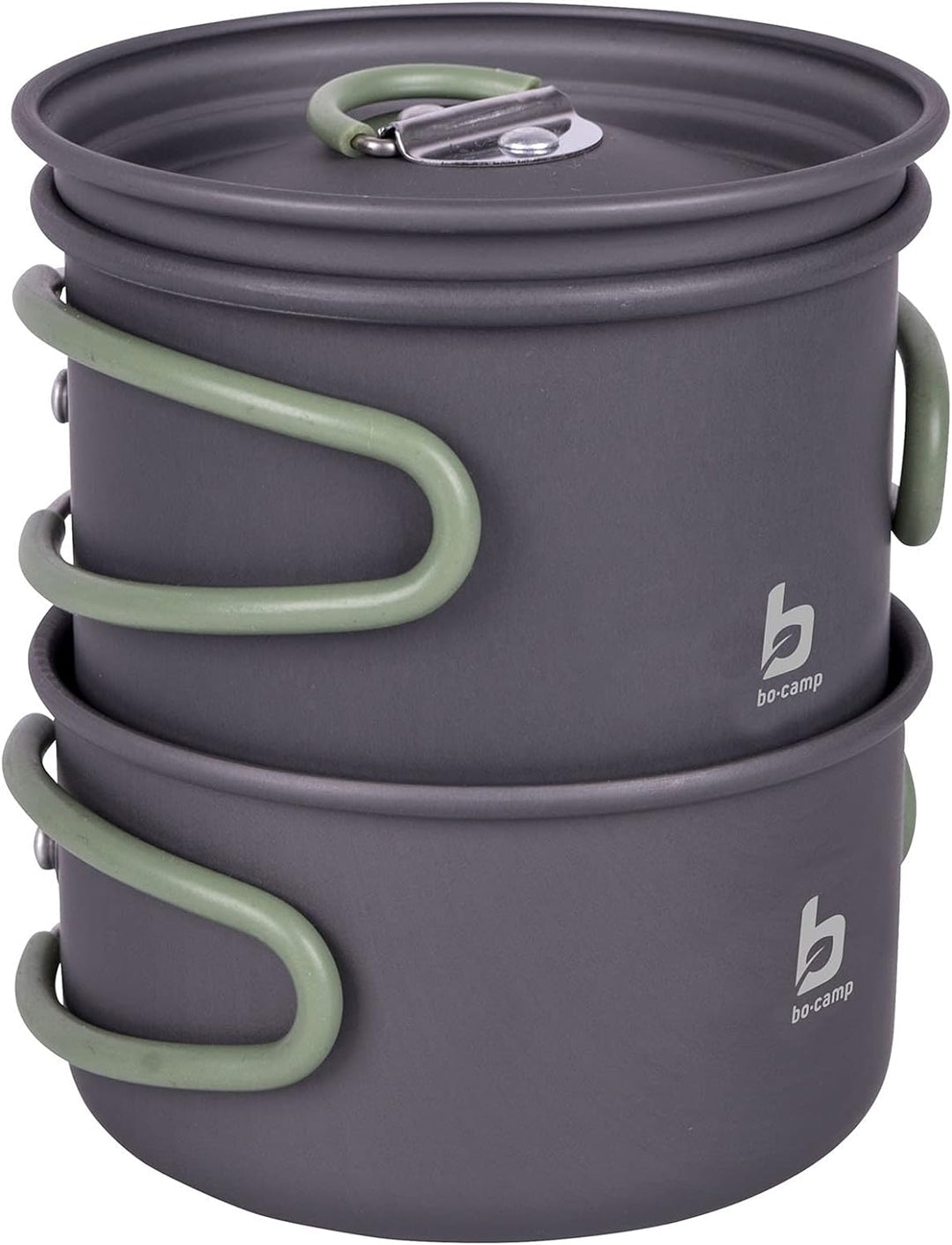Bo-Camp Alu Kochset 2-teilig Camping Koch Geschirr Trekking Topf Outdoor Pfanne