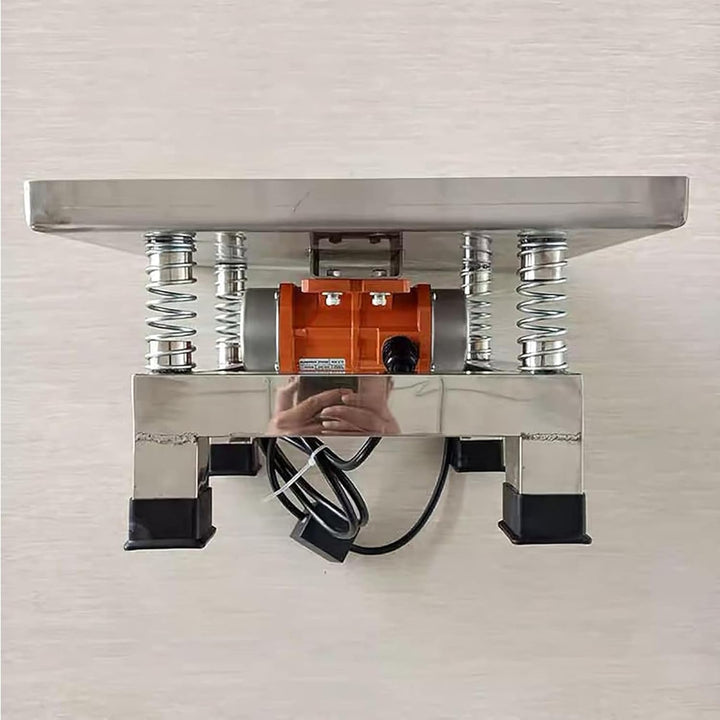 Beton-Rütteltisch – Kleiner Rüttelschüttler für Tests – Mini-Vibrationsplattform aus Edelstahl – Prü