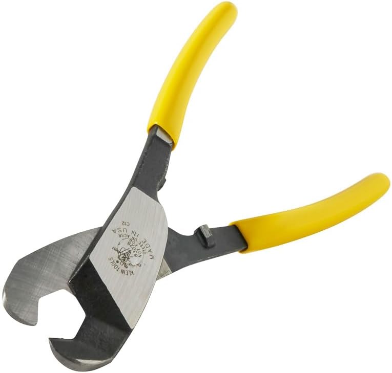 Klein Tools 63028 Kabelschneider Koaxial, 1,9 cm Kapazität, Gelb 3/4-Inch, 3/4-Inch