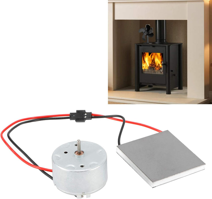Dioche Ersatzmotoren für Herdlüftermotor Labuduo Log Burner Ecofan-Kit für Caframo 35-mm-Kaminlüfter