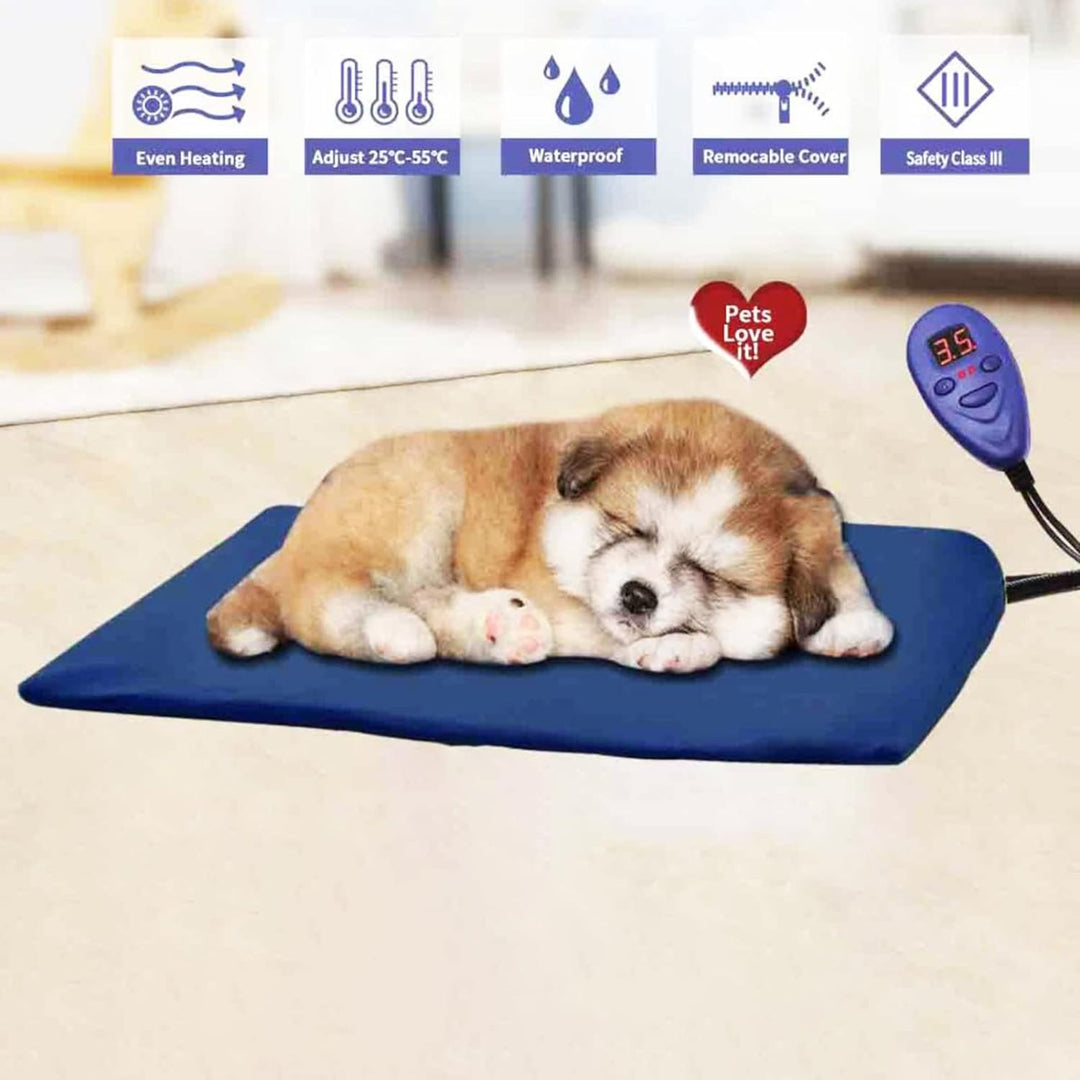 Haustier Heizung Pad, Plug-and-Play Auto Power-Off Funktion Wasserdichte Temperatur Einstellbare sch