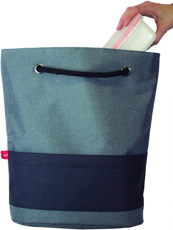 Valira 6165/24 Urban Stone Washed Lunch-Tasche, Nylon, grau-schwarz Modern, Modern