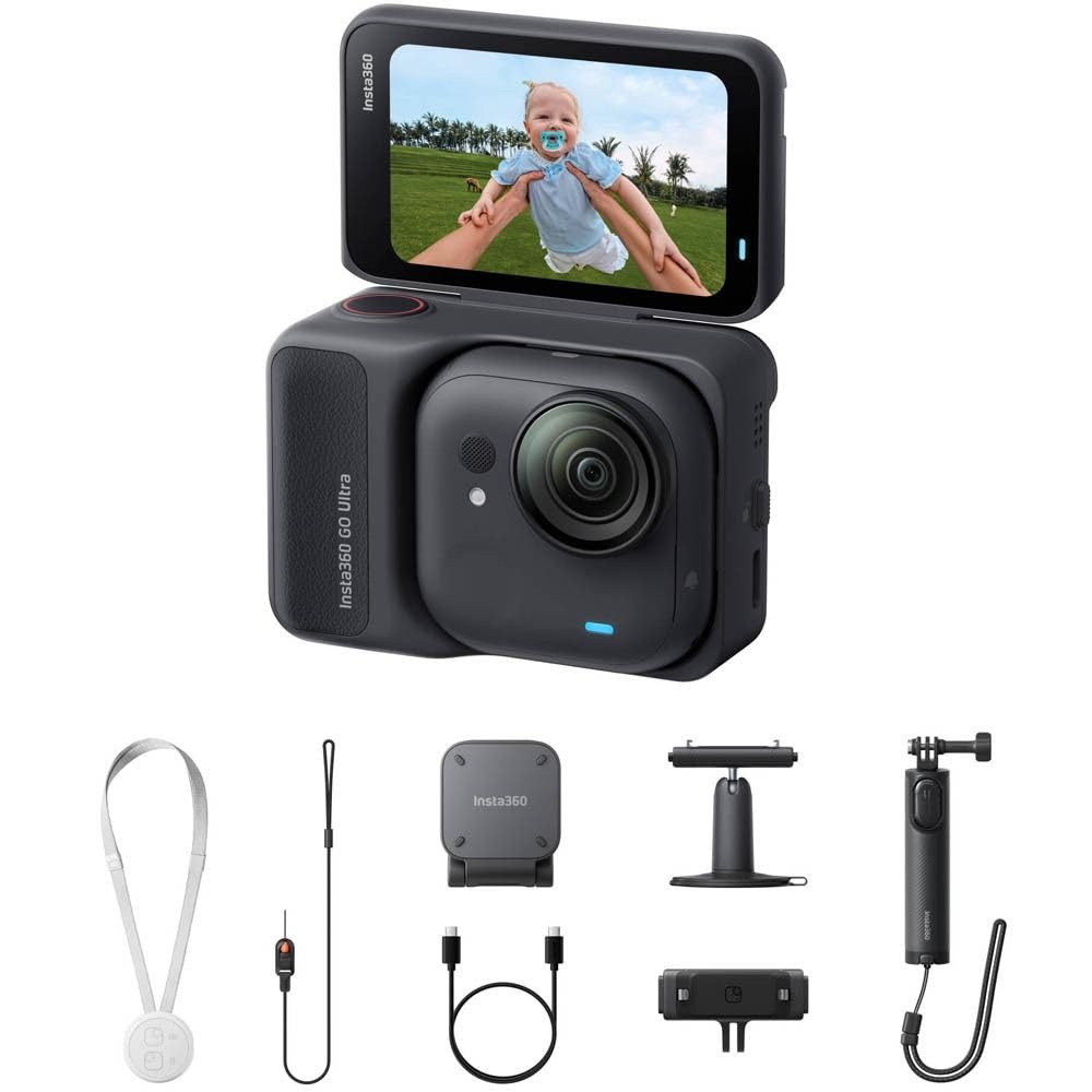 Insta360 GO Ultra Action Kamera (Midnight Black)