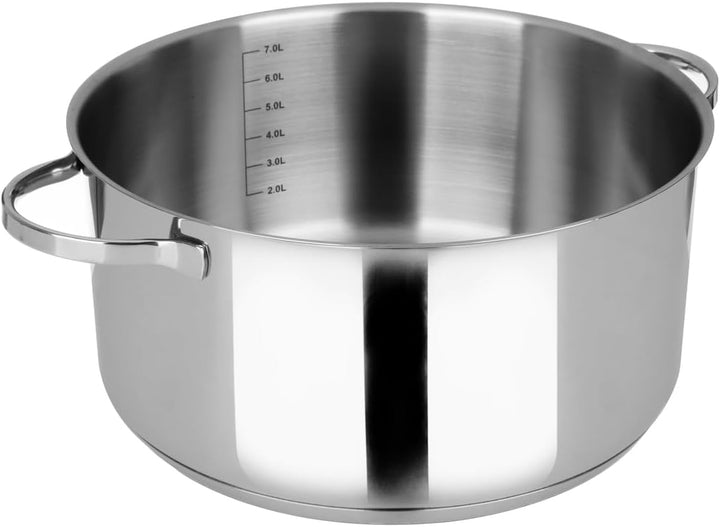 Moneta Allegro Casseruola 2m 28 cm in Acciaio Inox per tutti i Fuochi 8.2 Litri 28cm, 28cm