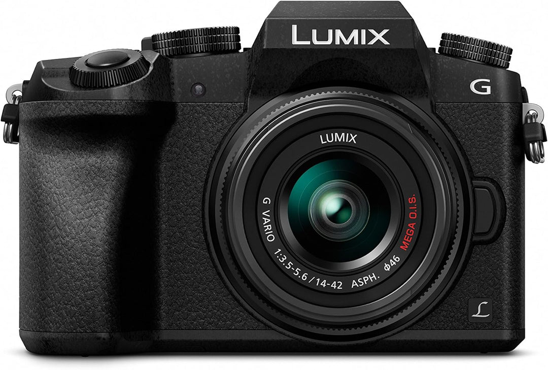 Panasonic DMC-G70KEG-K Lumix Systemkamera (16 Megapixel, 4K Video, 7,5 cm (3 Zoll) Touchscreen, WiFi