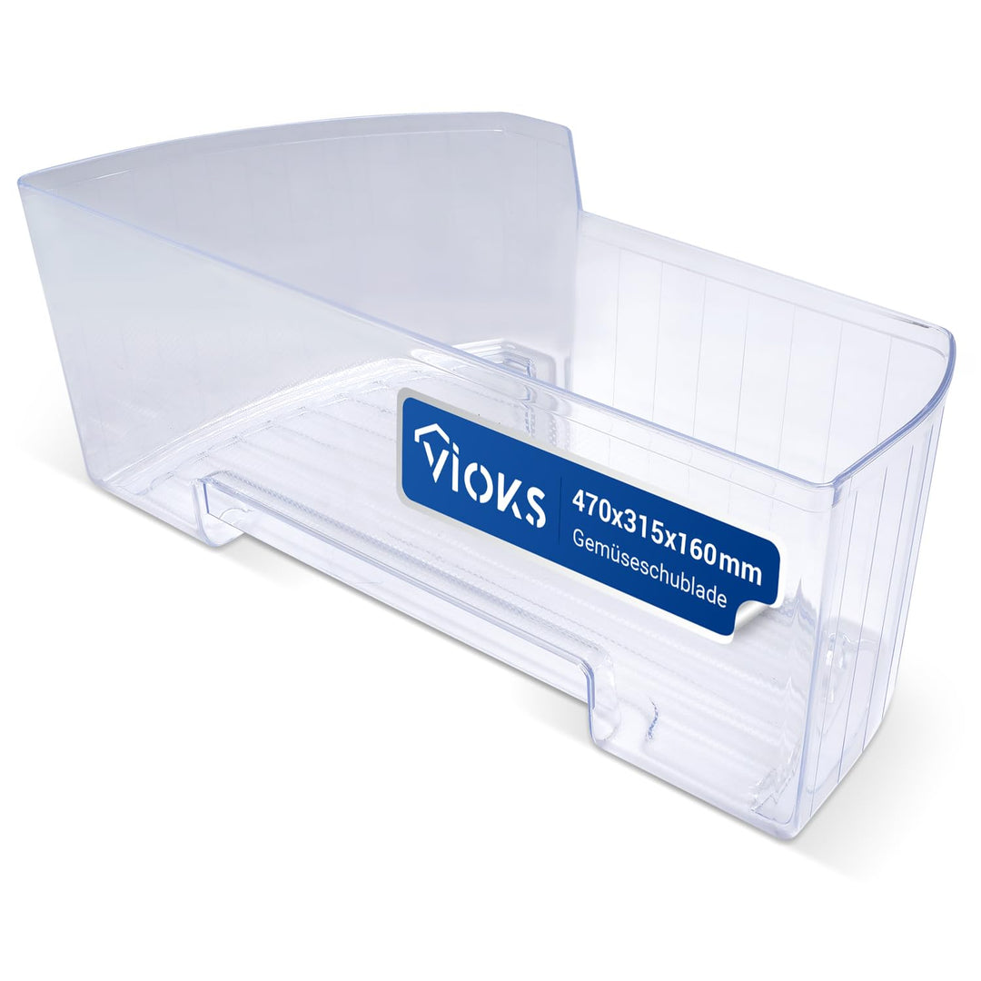VIOKS Gemüseschale Kühlschrank Schublade 470x315x160 mm Ersatz für Bosch Siеmens 00448561 448561 - G