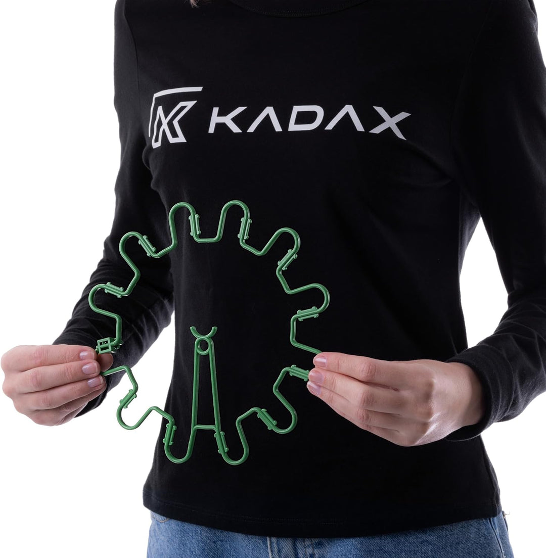 KADAX Staudenhalter Rund Ø 21 cm im 20er Set, Pflanzenhalter aus Kunststoff, Pflanzenstütze, Stauden