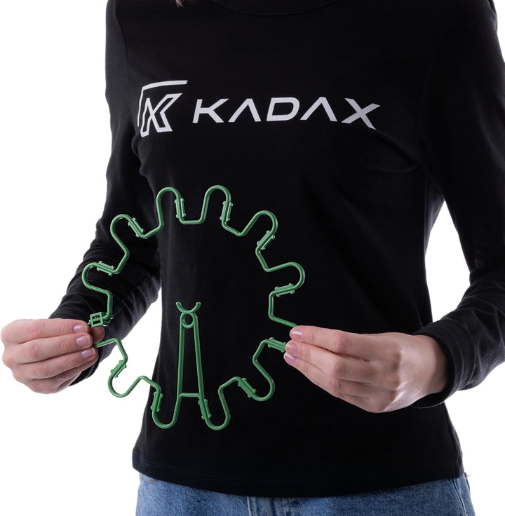KADAX Staudenhalter Rund Ø 21 cm im 20er Set, Pflanzenhalter aus Kunststoff, Pflanzenstütze, Stauden