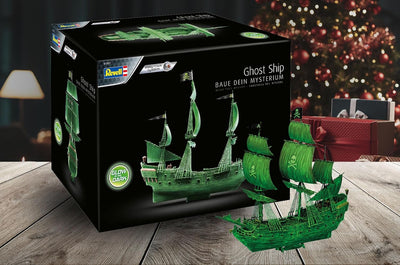 Revell Adventskalender Ghost Ship I Adventskalender zum Basteln I Modellbausatz zusammenbauen in 24