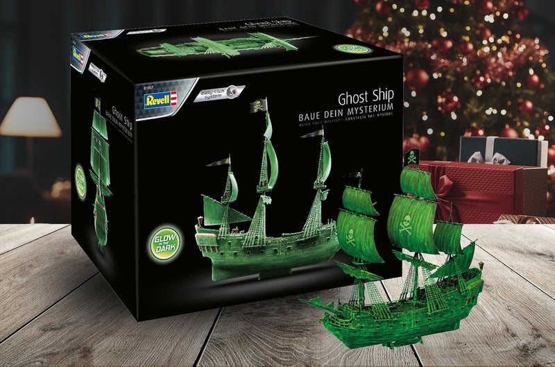 Revell Adventskalender Ghost Ship I Adventskalender zum Basteln I Modellbausatz zusammenbauen in 24