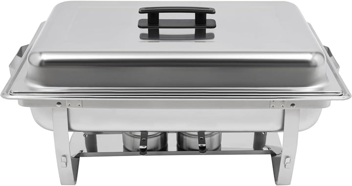 Chafing Dish Edelstahl 5 Liter Warmhaltebehälter Speisenwärmer mit Deckel Buffetwärmer Buffet Zubehö