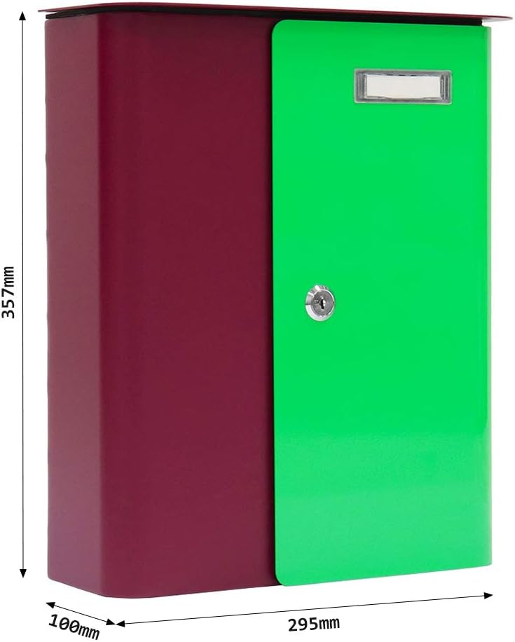 Rottner Briefkasten Splashy (Berry Neongrün), Berry Neongrün
