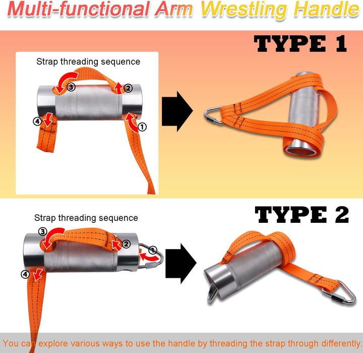 J Bryant Arm Wrestling Training Griff Handgelenk und Unterarm Exerciser 3-Zoll dicke Handgelenk Roll