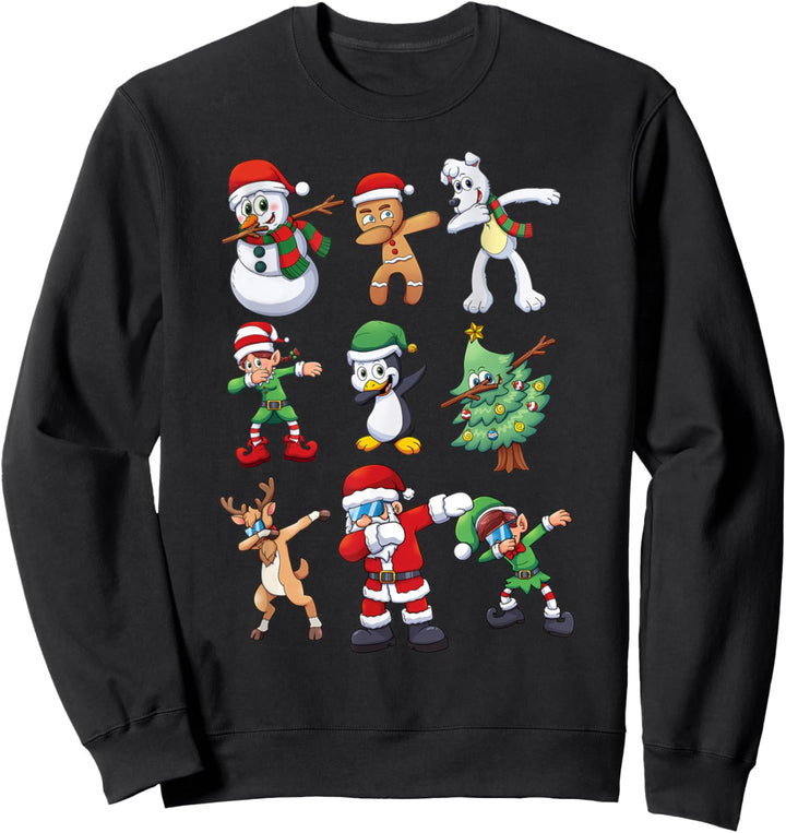 Tanzender Santa Claus - Dabbing Weihnachtsmann Weihnachten Sweatshirt