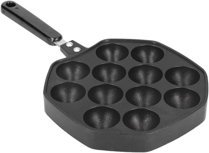 Japanische Takoyaki-Pfanne, 12-Gitter-Küche Octopus Ball Maker Mini-Backform für die Herstellung von