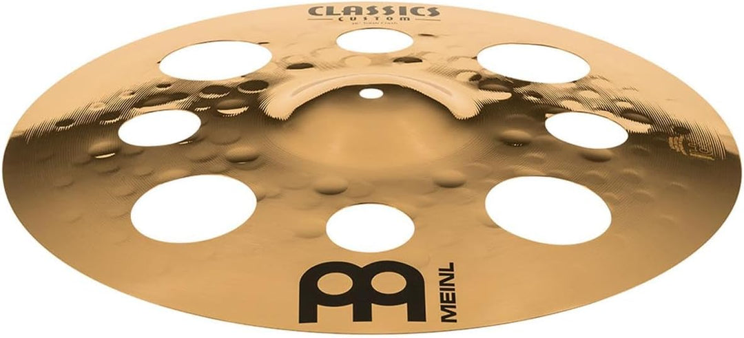 Meinl Cymbals Classics Custom Brilliant Trash Crash 16 Zoll (Video) Schlagzeug Becken (40,64cm) B12