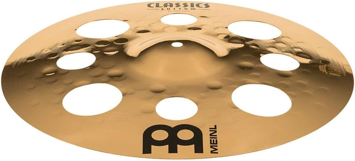 Meinl Cymbals Classics Custom Brilliant Trash Crash 16 Zoll (Video) Schlagzeug Becken (40,64cm) B12