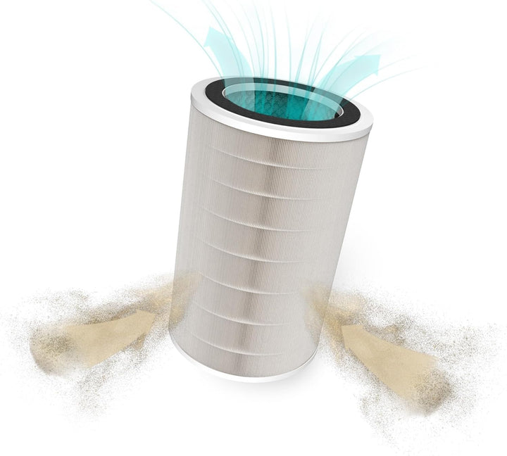 Duux HEPA H13 + Aktivkohlefilter für Tube Luftfilter, Luftfilter