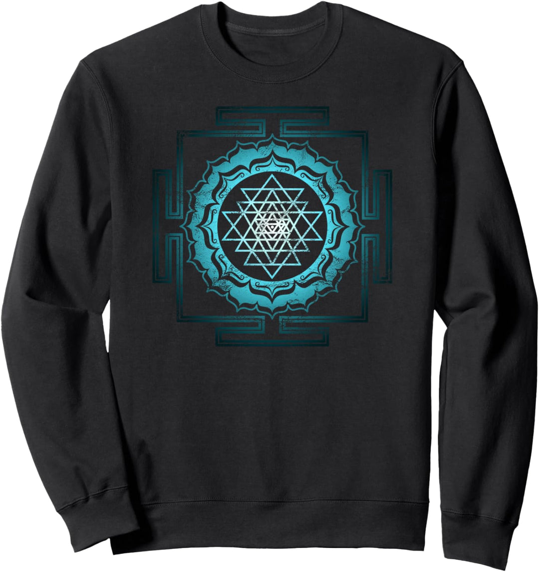 Shri Yantra Lotus Buddhismus Meditation Herz Chakra Yoga Om Sweatshirt