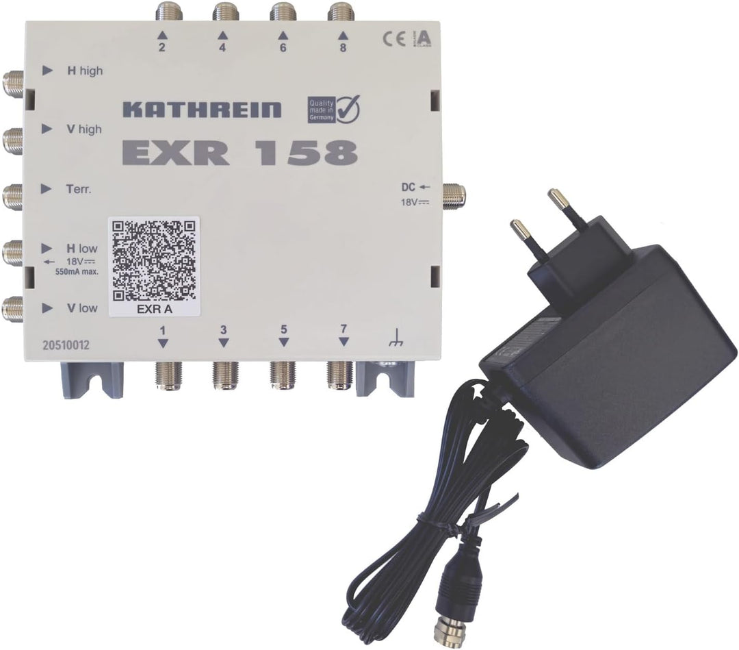 Kathrein EXR 158 Satelliten-ZF-Verteilsystem Multischalter (1 Satellit, 8 Teilnehmeranschlüsse, Klas