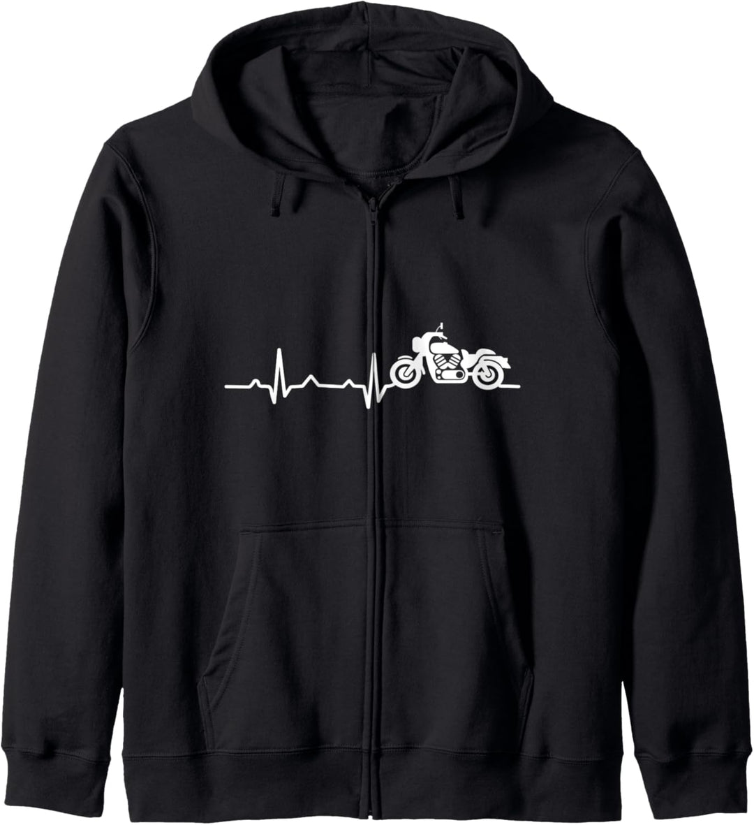 Motorrad-Lebenslinie Tee Kapuzenjacke