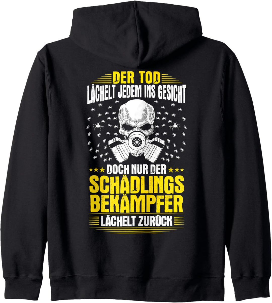 Kammerjäger Lächeln Schädlingsbekämpfer Kapuzenjacke