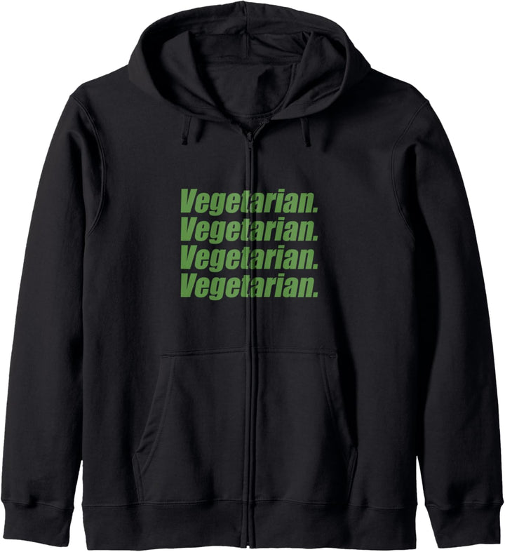Vegane Vegetarierin Kapuzenjacke