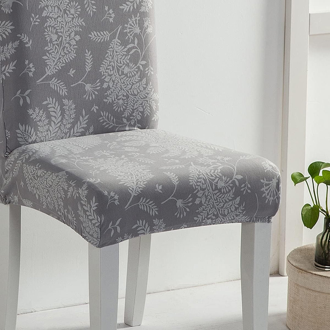 HZDHCLH Stuhlhussen 4er Set Stuhlbezüge Stretch abnehmbar, waschbar, Esszimmerstuhl-Schutzsitz für H