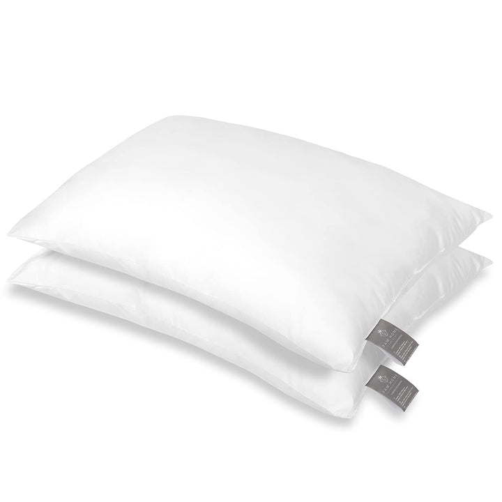 FAM Home Kissen 40x60 2er Set Weiches Mikrofaser - Kopfkissen 40x60 Allergiker mit Optimaler Stütze