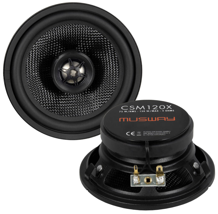 Musway CSM120X W124-12cm Koax Lautsprecher | ideal für Mercedes Benz W124