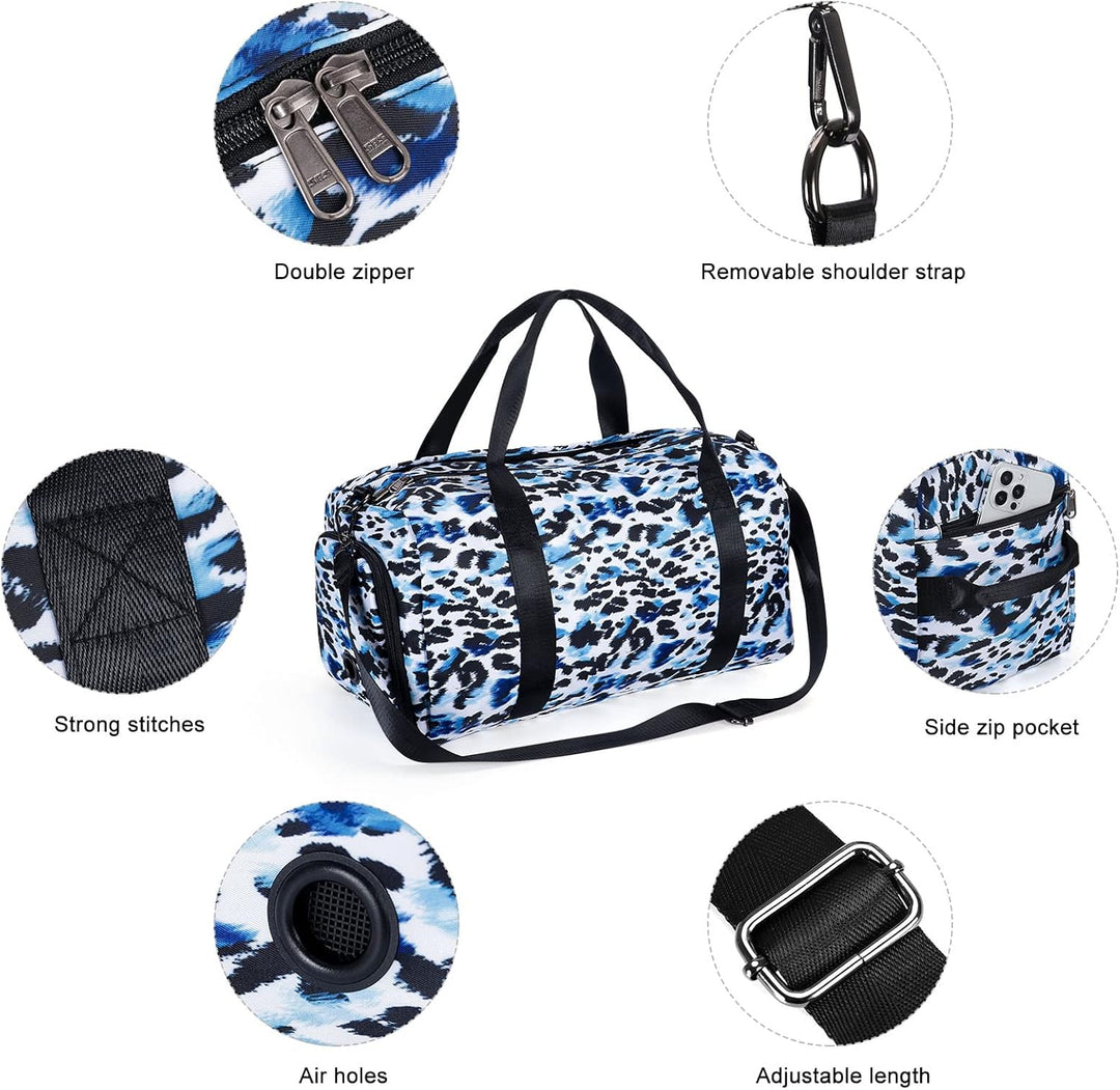 HAWEE Reisetasche Gross Herren Sporttasche Weekender Damen Faltbare Gym Bag mit Schuhfach & Nassfach