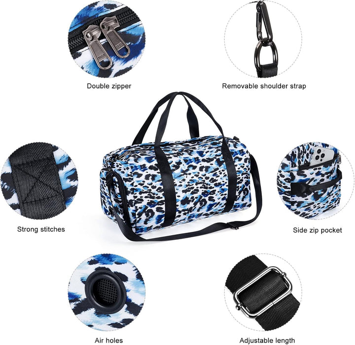 HAWEE Reisetasche Gross Herren Sporttasche Weekender Damen Faltbare Gym Bag mit Schuhfach & Nassfach