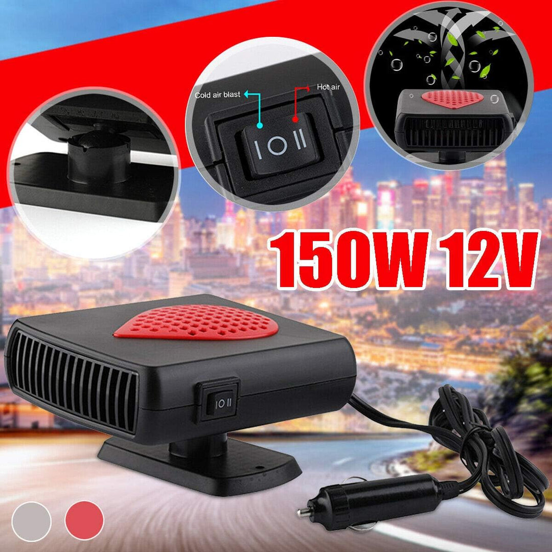 Kühlgebläse für Baceyong Zigarettenanzünderbuchse, 2 in 1 Autoheizung und Kühlgebläse, 12V 150W, ene