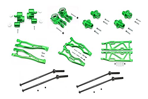 GPM Arrma KRATON/Outcast/Notorious 6S BLX Tuning Teile Aluminium F Upper + Lower Arms, R Lower Arms,